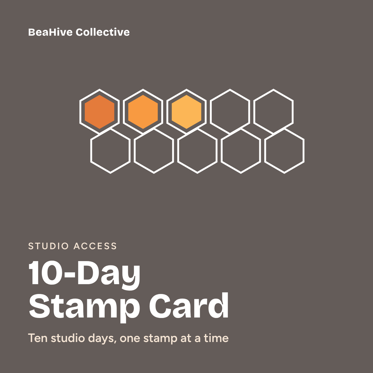 10-Day Studio Stamp Card