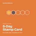 5-Day Studio Stamp Card